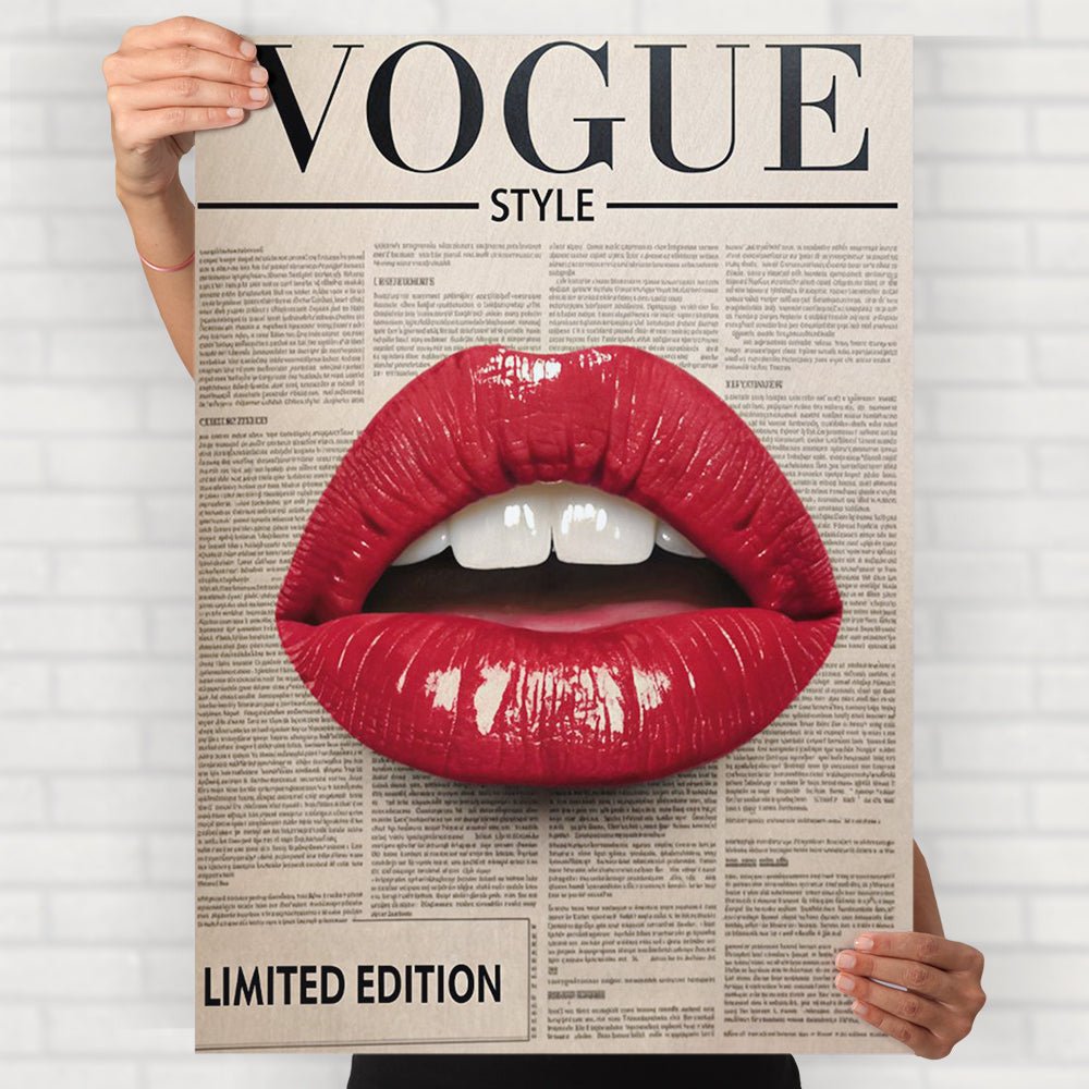 Vogue Newspaper Poster - Posters