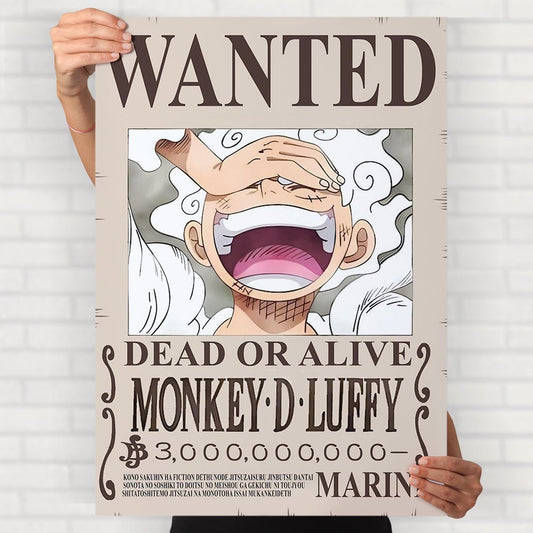 Wanted Monkey D. Luffy Poster - Posters