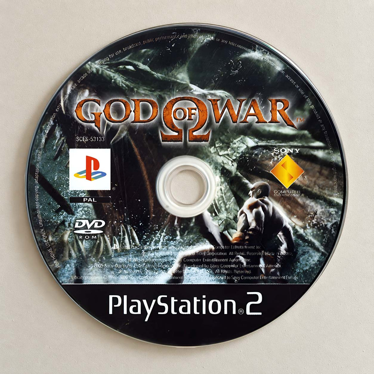 God Of War 1 Acrylic CD