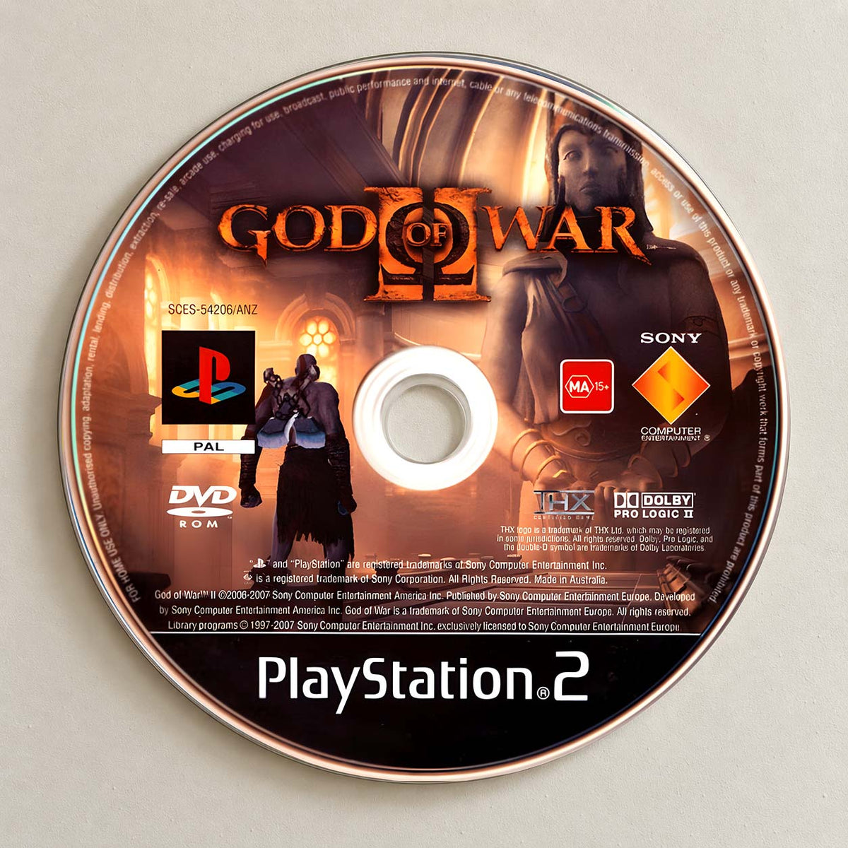 God Of War 2 Acrylic CD
