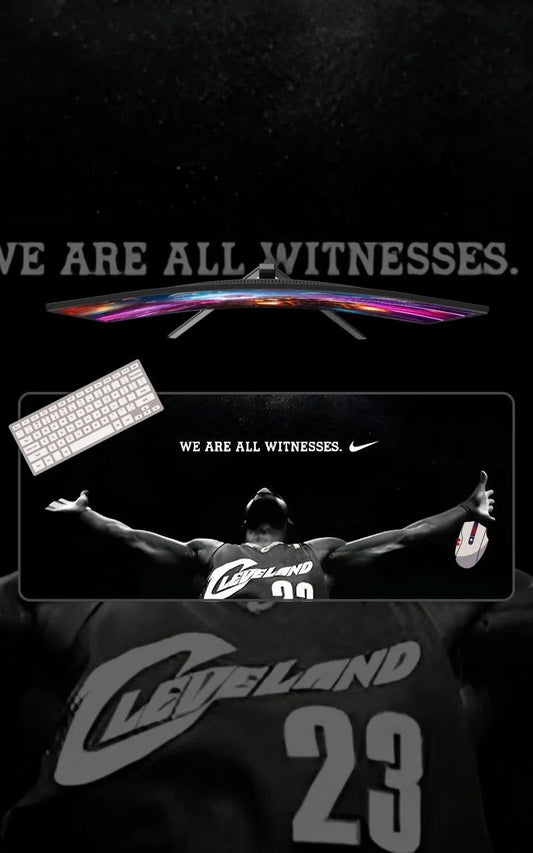 We Are All Witness | Motivational Mousepads | Custom Mousepads | Large Desk Mat/Mousepads | In Pakistan - mousepads
