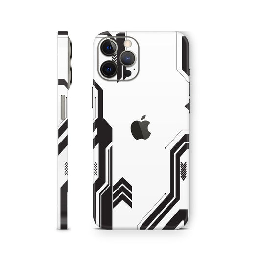 White Futuristic iPhone Skin - phone skin