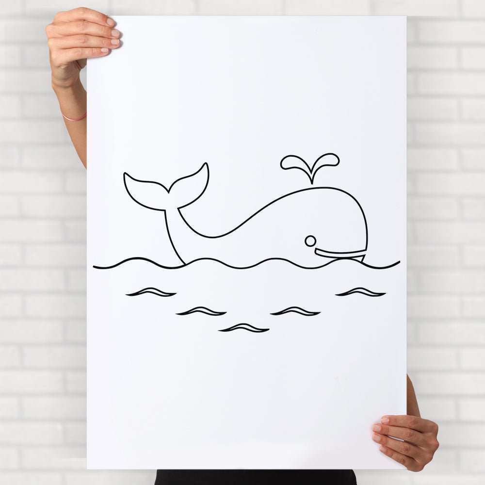 White Whale Poster - Posters