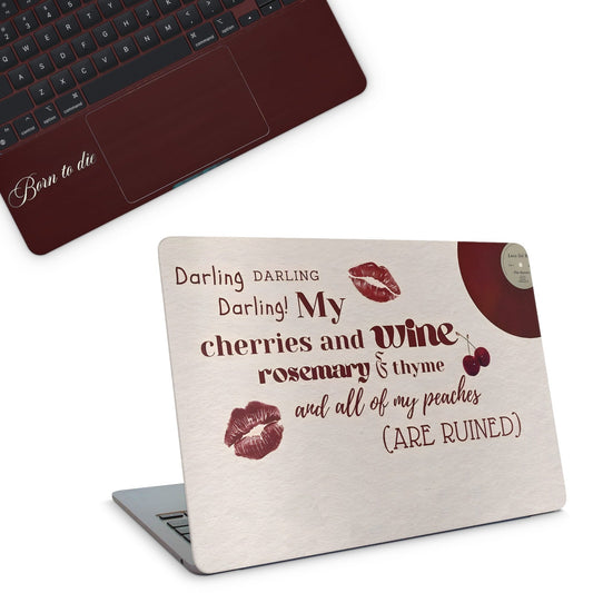 Wine & Cherry Macbook Skin - macbook skins