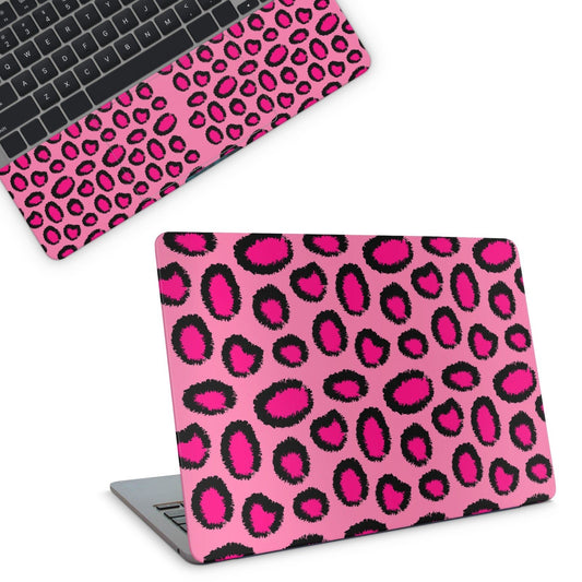 Y2k Pink Leopard Laptop Skin - laptop skins