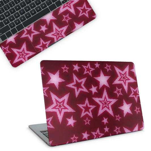 Y2K Pink Stars Laptop Skin - laptop skins