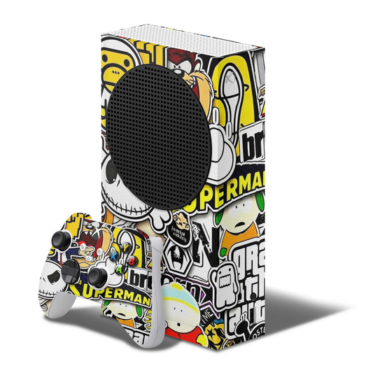 Yellow Graffiti  Xbox Series S Skins