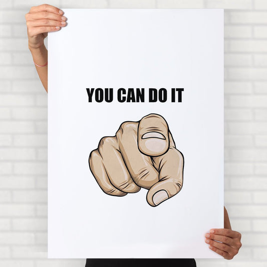 You Can Do It Poster - Posters