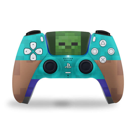 ps5 controller skins with creeper zombie 